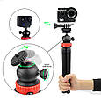 Гнучкий штатив AIRON AC74-2 (L) для екшн-камер GoPro, AIRON, SONY, ACME, Xiaomi, SJCam, EKEN, ThiEYE.Хіт!, фото 5