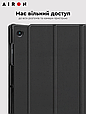 Чехол Premium для Samsung Galaxy Tab A8 SM-X200/X205 із захисною плівкою та серветкою Black .Хит!, фото 7