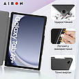 Чохол AIRON Premium для Samsung Galaxy Tab A9 Plus 11" 2023 із захисною плівкою та серветкою Black.Хит!, фото 3