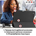 Чохол AIRON Premium SOFT для iPad Pro 13 2024 із захисною плівкою та серветкою Black.Хіт!, фото 3