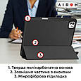 Чохол AIRON Premium SOFT для iPad Pro 11 2024 із захисною плівкою та серветкою Black.Хіт!, фото 5