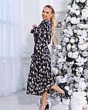 Стильне жіноче довге плаття, фото 2
