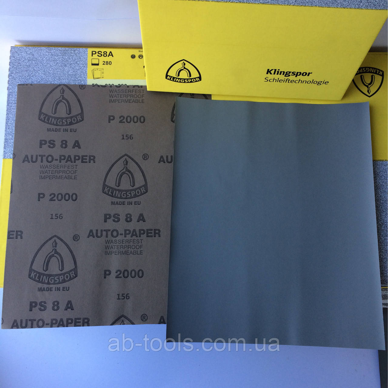 Шліфувальний папір Klingspor Р2000 наждак, фото 1