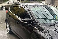 Нижние молдинги окон нержавейка (8 шт) Седан, OmsaLine - Итальянская Нержавейка для Ford Focus III 2011-2017