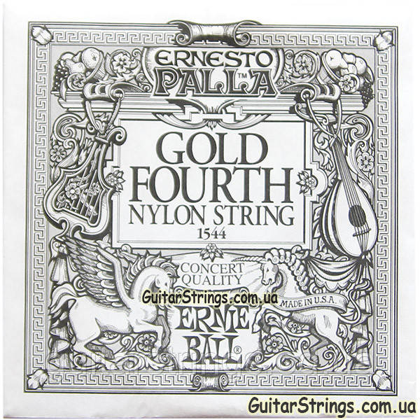 Струна Ernie Ball 1544 Ernesto Palla Gold 4th Nylon String Normal Tension (классика)