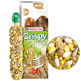 Versele-Laga Crispy Sticks Popcorn&Nuts ВЕРСЕЛЕ-ЛАГА КРІСПІ ПОПКОРН З ГОРІХАМИ ласощі для щурів, мишей 2х55г