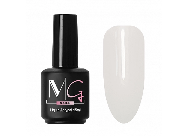 Акрил-гель для нігтів MG Nail Acrylic Gel №01 Clear 15 мл, фото 1