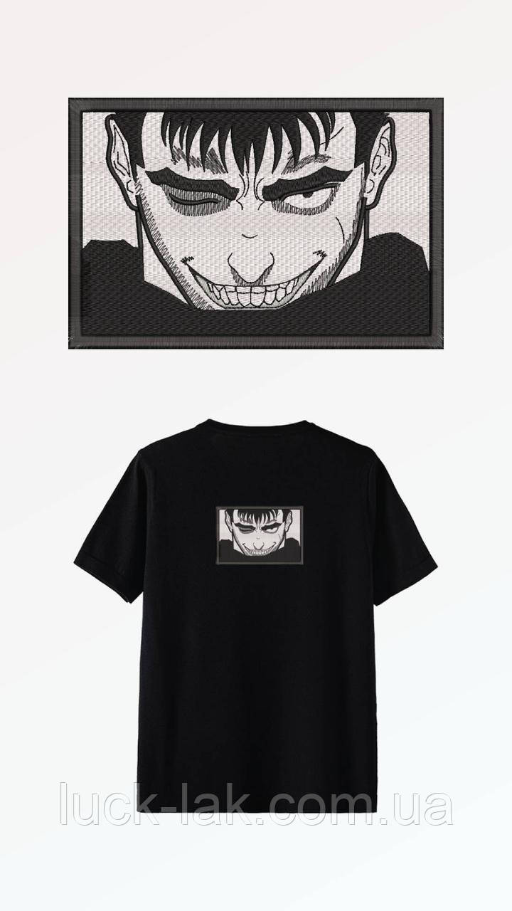 Футболка з аніме вишивкою «Guts», фото 1