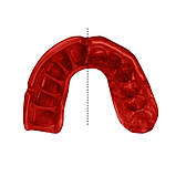 Капа OPRO Gold доросла (вік 11+)  JAWS Black/Red (art.102504011), фото 4
