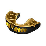 Капа OPRO Gold доросла (вік 11+)  Grillz Black/Gold (art.102504012), фото 3