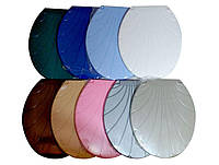 Тверде сидіння із кришкою для унітазу Ракушка Сидіння на унітаз 44х36,6 см