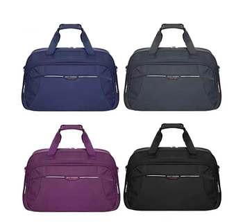 Сумка спортивна дорожня 60*38 см на блискавці з довгим ремінцем у різних кольорах Bagfon