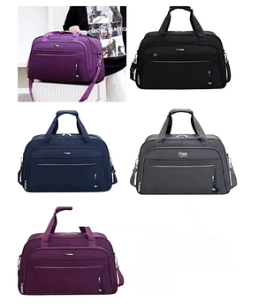 Сумка спортивна дорожня 60*38 см на блискавці з довгим ремінцем у різних кольорах Bagfon