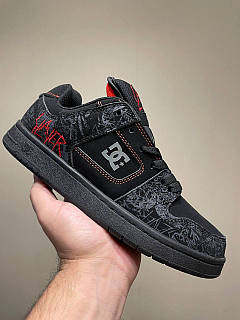 Кросівки DC x Slayer Pure Black&Red