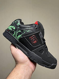 Кросівки DC x Slayer Stag Shoes Black Green Black