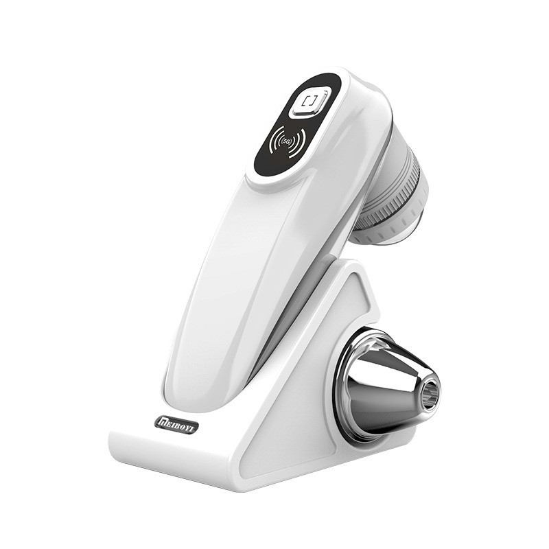 Бездротовий професійний трихоскоп аналізатор шкіри голови WiFi HD 5G 50X/200X Meiboyi M13 Білий