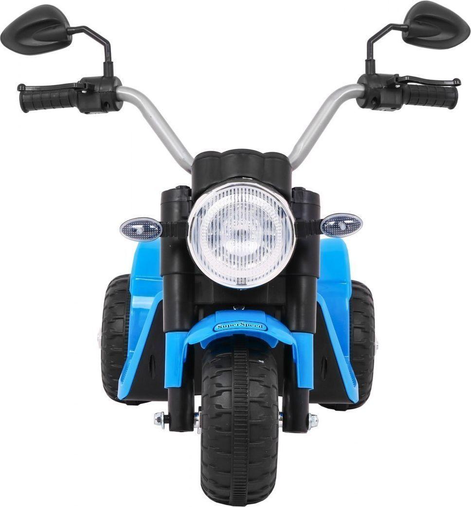 Дитячий акумуляторний мотоцикл RAMIZ MiniBike блакитний, фото 1
