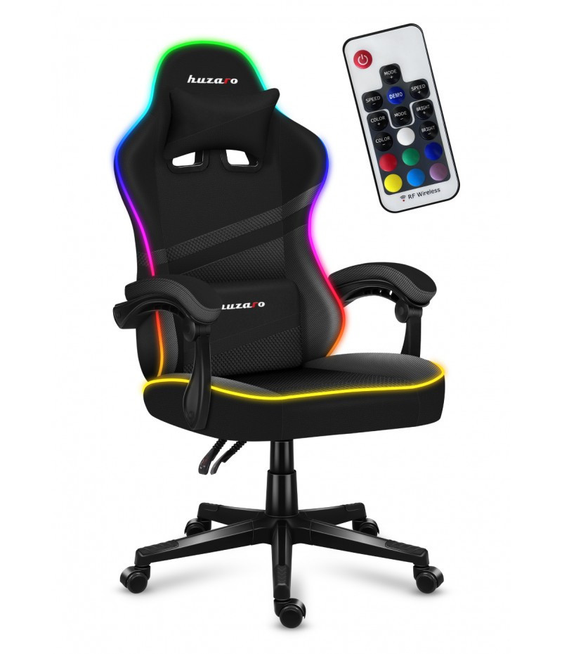 Крісло Комп'ютерне Геймерське з Тканини Huzaro Force 4.4 RGB
