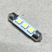 Лампа LED Софітні C5W 24V T11x39-S8.5 (3 SMD size5050) (tmp-13T11-24V) 4905973833