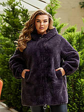 Жіноча Еко Шуба Розміри 52-58 (альп 1800)