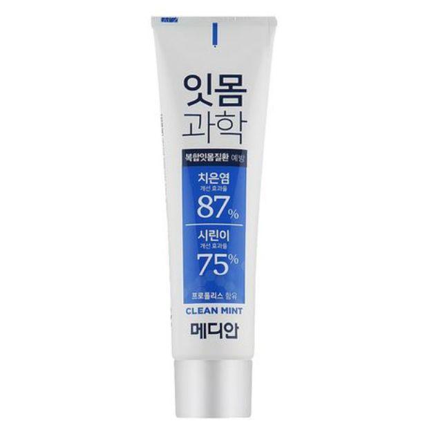 Зубна паста освіжаюча м'ятна Median Gum Science Toothpaste Clean Mint 120g, фото 1