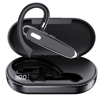 Блютуз гарнітура YYK-530 із зарядним кейсом 10 годин розмов. Bluetooth V5.3 гарнітура, фото 1