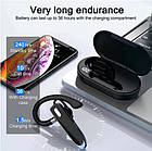 Блютуз гарнітура YYK-530 із зарядним кейсом 10 годин розмов. Bluetooth V5.3 гарнітура, фото 3