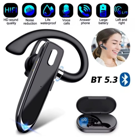 Блютуз гарнитура YYK-530 с зарядным кейсом 10 часов разговоров Блютуз гарнитура YYK-530 с зарядным кейсом 10 часов разговоров