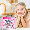 Набір дитячої косметики 40 предметів, у валізі, Kuromi / Косметика для дітей / Набір косметики для дівчаток, фото 4