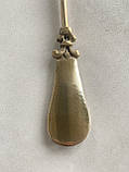Ложка для взуття довга "Лев" з бронзи 54 см, фото 5