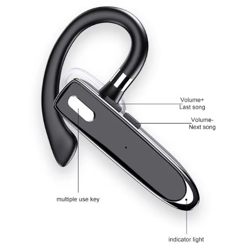 Блютуз гарнитура YYK-530 с зарядным кейсом 10 часов разговоров Блютуз гарнитура YYK-530 с зарядным кейсом 10 часов разговоров