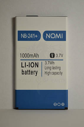Акумулятор Nomi i241 (АКБ, Батарея) NB-241 , оригінал, фото 2