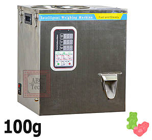 Ваговий дозатор NPF-100C Спіральний дозатор для сипких продуктів AISI-304 Весового фасового дозатора HUALIAN