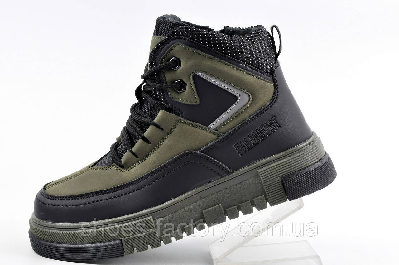 Черевики дитячі зимові Paliament хакі