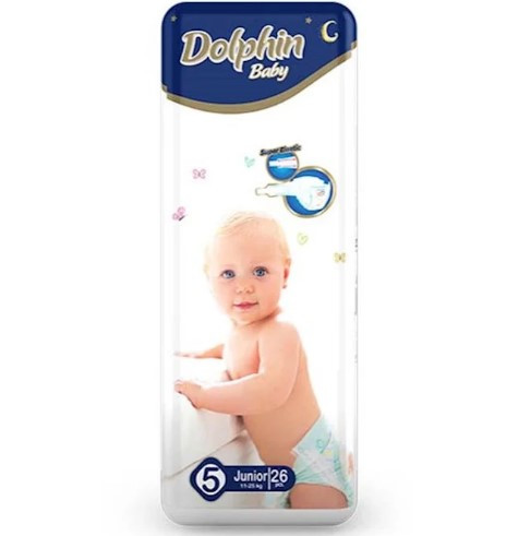 Підгузки дитячі Dolphin Baby 5 Junior 11-25 кг (26 шт)