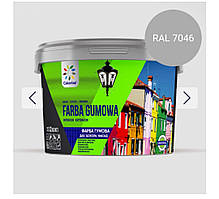 FARBA GUMOWA ФАРБА ГУМОВА ДЛЯ ДАХІВ, ЦОКОЛЮ, ФАСАДІВ ТМ COLORINA Сіра 12кг