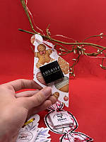 50 шт. Листівка-ромб з шоколадкою на ялинку з вашим логотипом