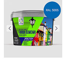 FARBA GUMOWA ФАРБА ГУМОВА ДЛЯ ДАХІВ, ЦОКОЛЮ, ФАСАДІВ ТМ COLORINA Синя 12кг