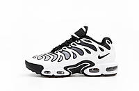 Чоловічі кросівки Nike Air Max TN Plus Drift White Black (біло-чорні) гарні демі кроси Y14777