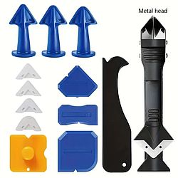 Набір шаблонів і насадок для формування силікону, герметики 14 в 1