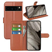 Чохол-книжка Litchie Wallet для Google Pixel 8 Pro Brown