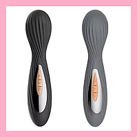 Ребристий вібратор для вагінальної стимуляції, Універсальний вібромасажер 20 см, Інтимні іграшки