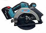 Дискова акумоляторна пилка AL-FA ALCCS-180 (2 АКБ + ЗУ), фото 3