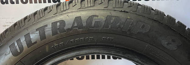 Шини б у 195/65R15 GOODYEAR ULTRA GRIP 8 зимові легкові, фото 5