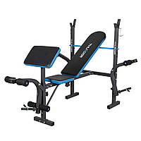 Багатофункціональна тренажерна лава VIGOR-A THUNDER максимальна вантажопідйомність лави: 240 кг сталь, порошкове покриттям