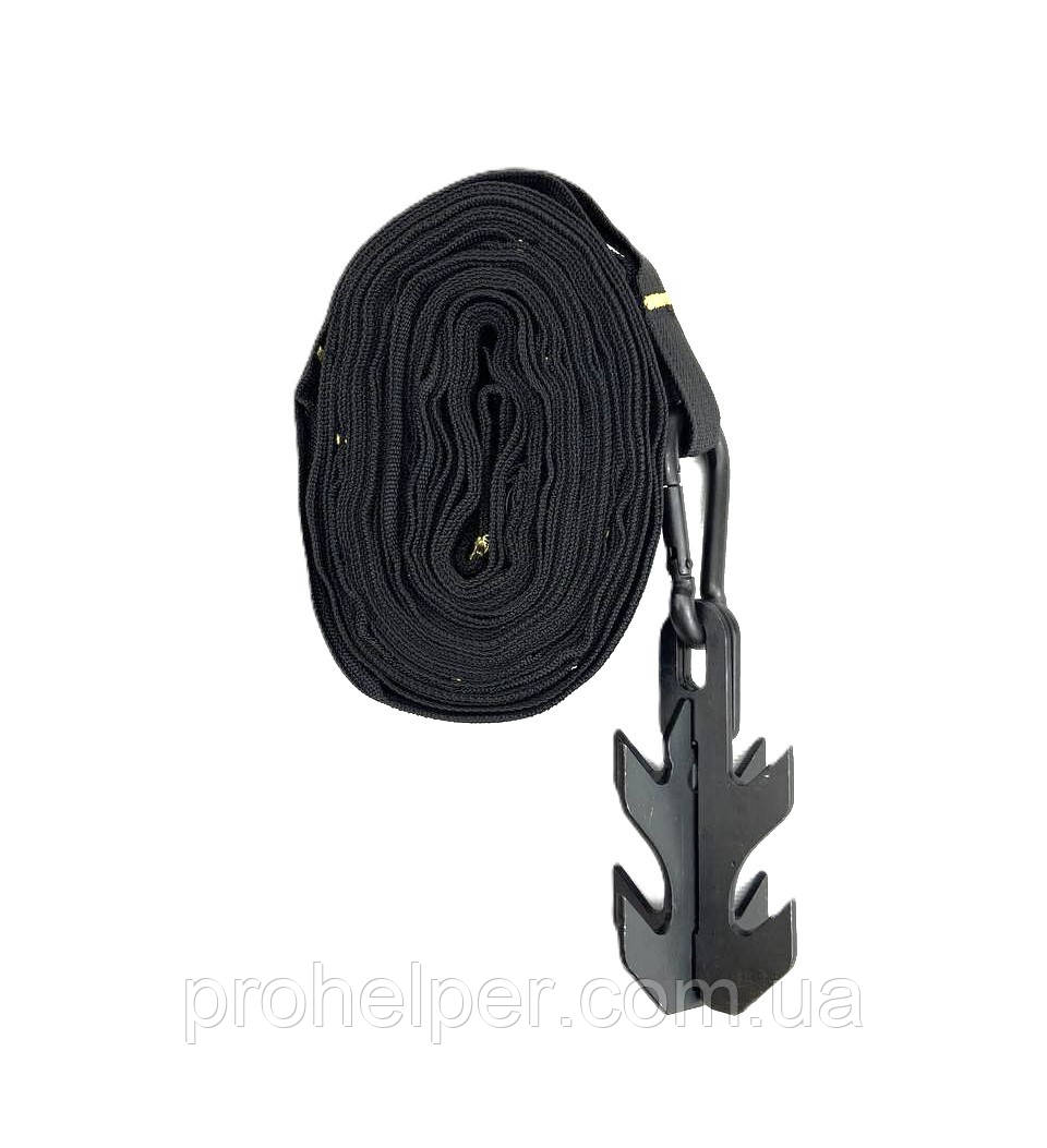 Cтропа евакуаційна 40мм*6м+Кішка двозуба з карабіном, фото 1