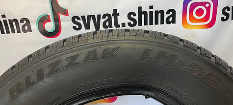 Шини б у 195/65R15 BRIDGESTONE BLIZZAK LM-25 зимові легкові, фото 5