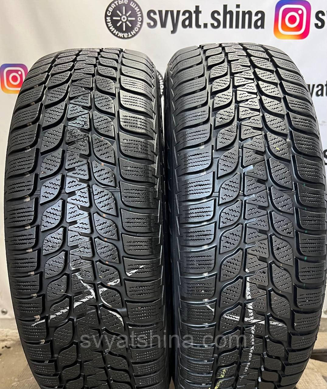 Шини б у 195/65R15 BRIDGESTONE BLIZZAK LM-25 зимові легкові