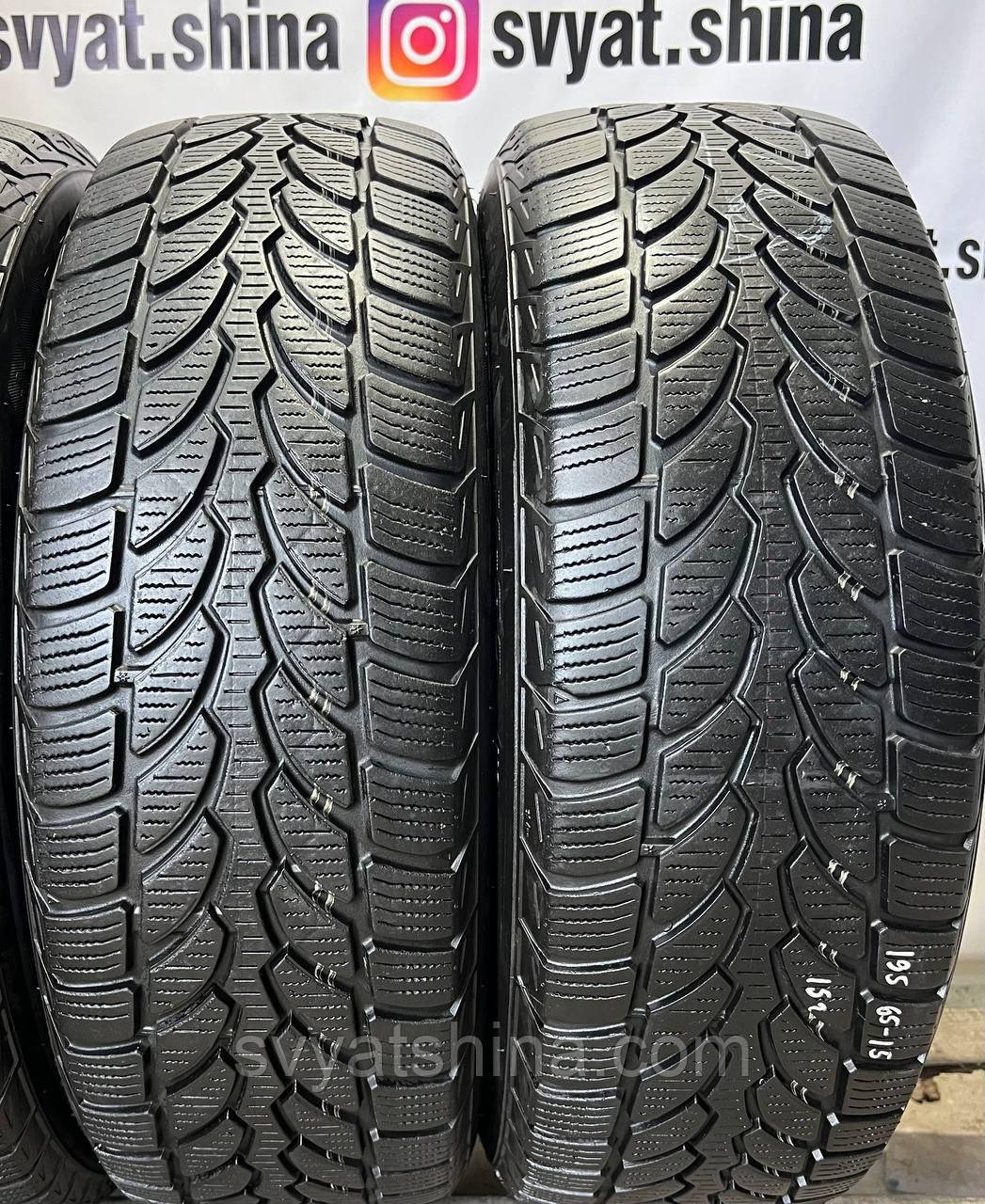 Шини б у 195/65R15 BRIDGESTONE BLIZZAK LM-32 зимові легкові
