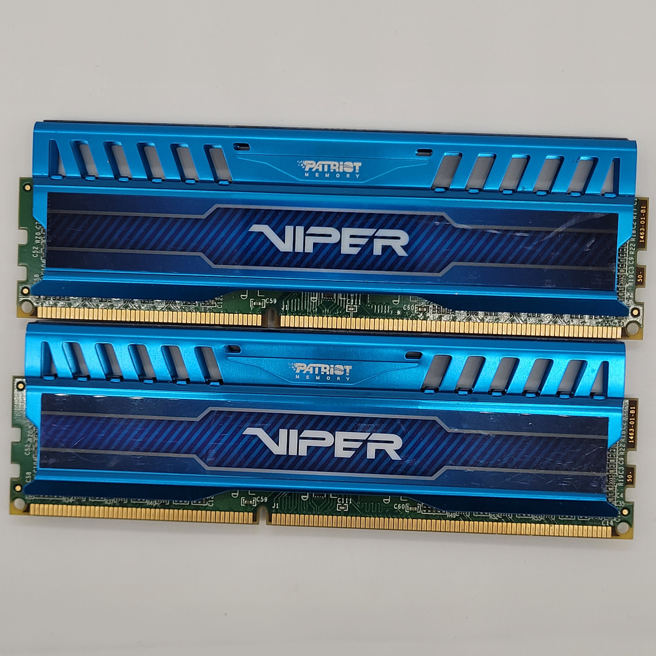 Пара ігрової оперативної пам'яті Patriot Viper DDR3 8Gb (2x4Gb) 1600MHz 12800 2R8 CL9 (PV38G160C9KBL) Б/В